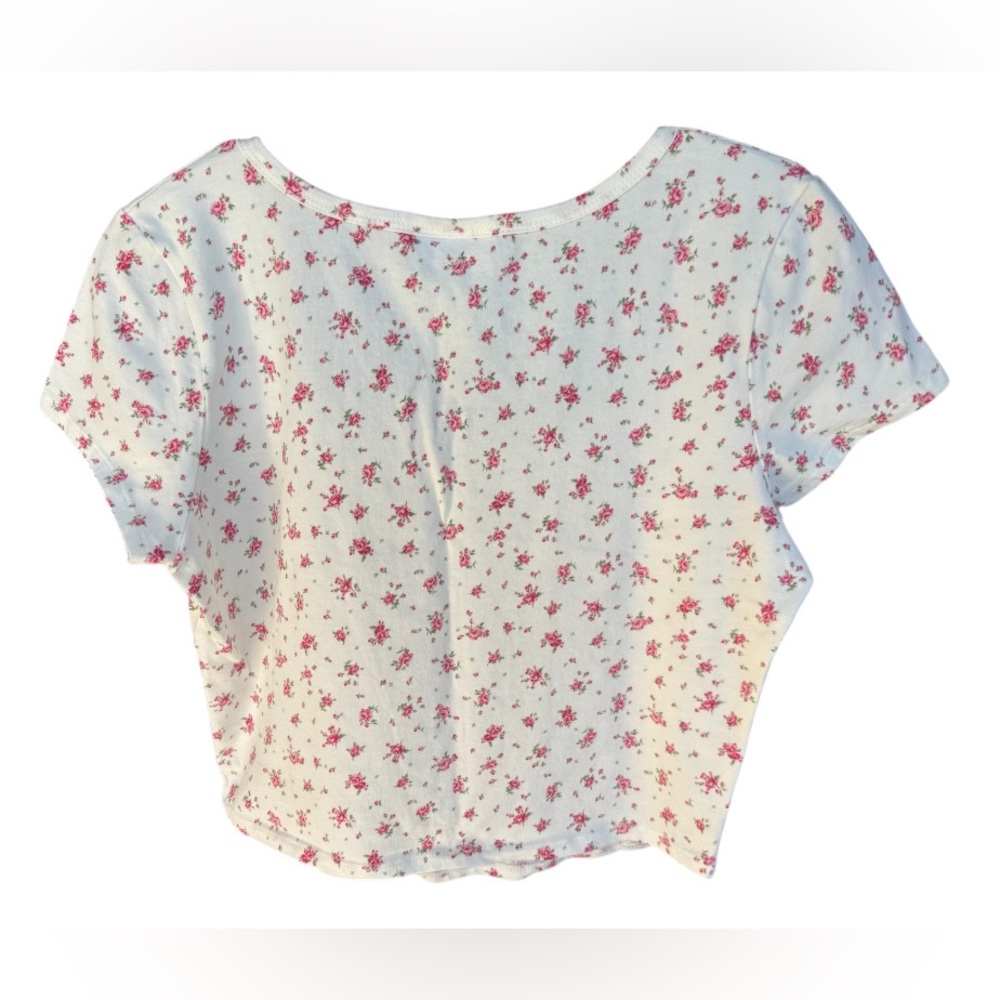 Just Polly Juniors' Short-Sleeve Corset-Tie Top - Picture 3 of 3